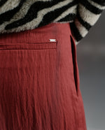 Pantalón Wide Leg Esprit - Rojo