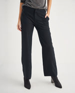 Pantalón de bota recta para mujer - Negro