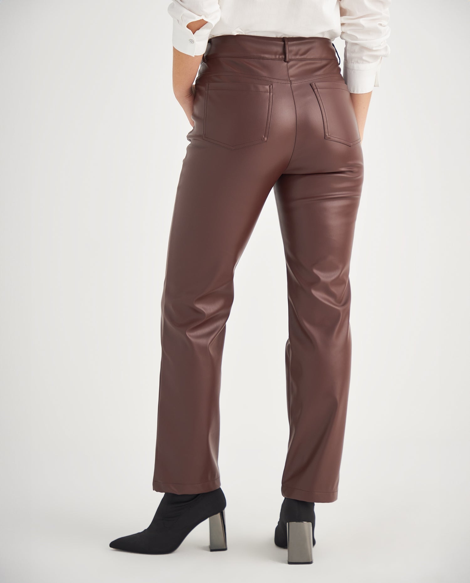Pantalón con cinco bolsillos para mujer - Morado