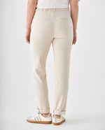 Pantalón con ruedo con guardapolvo para mujer - Gris