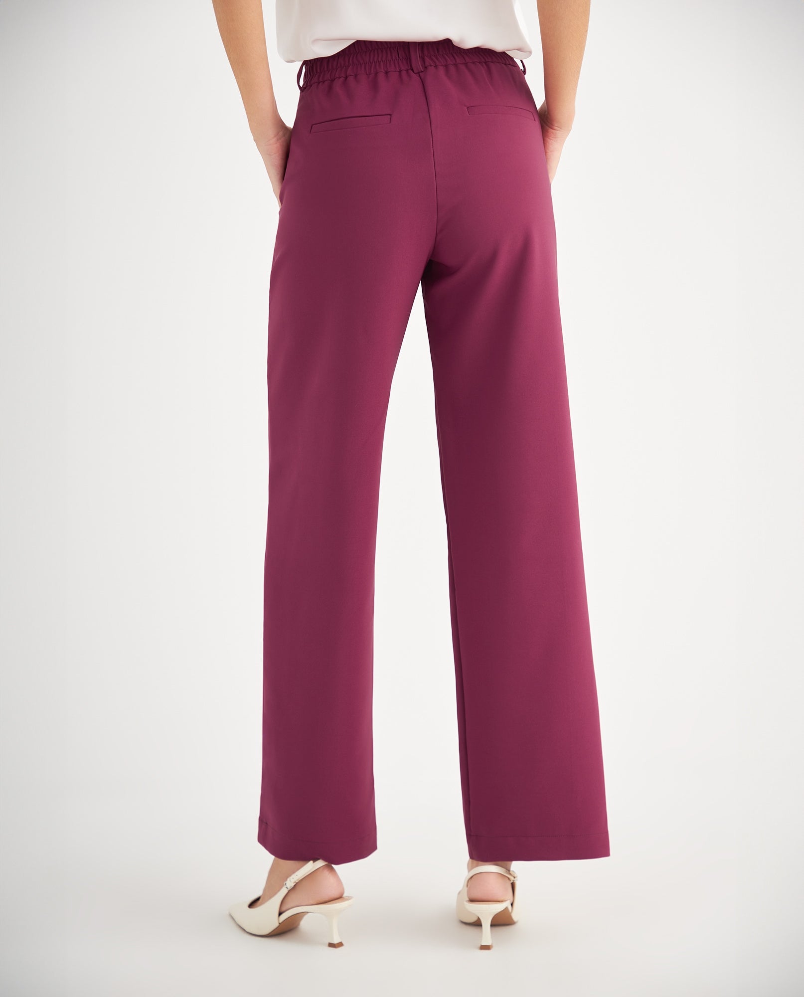 Pantalón de bota recta para mujer - Morado 34_439F010_MOR192033_4