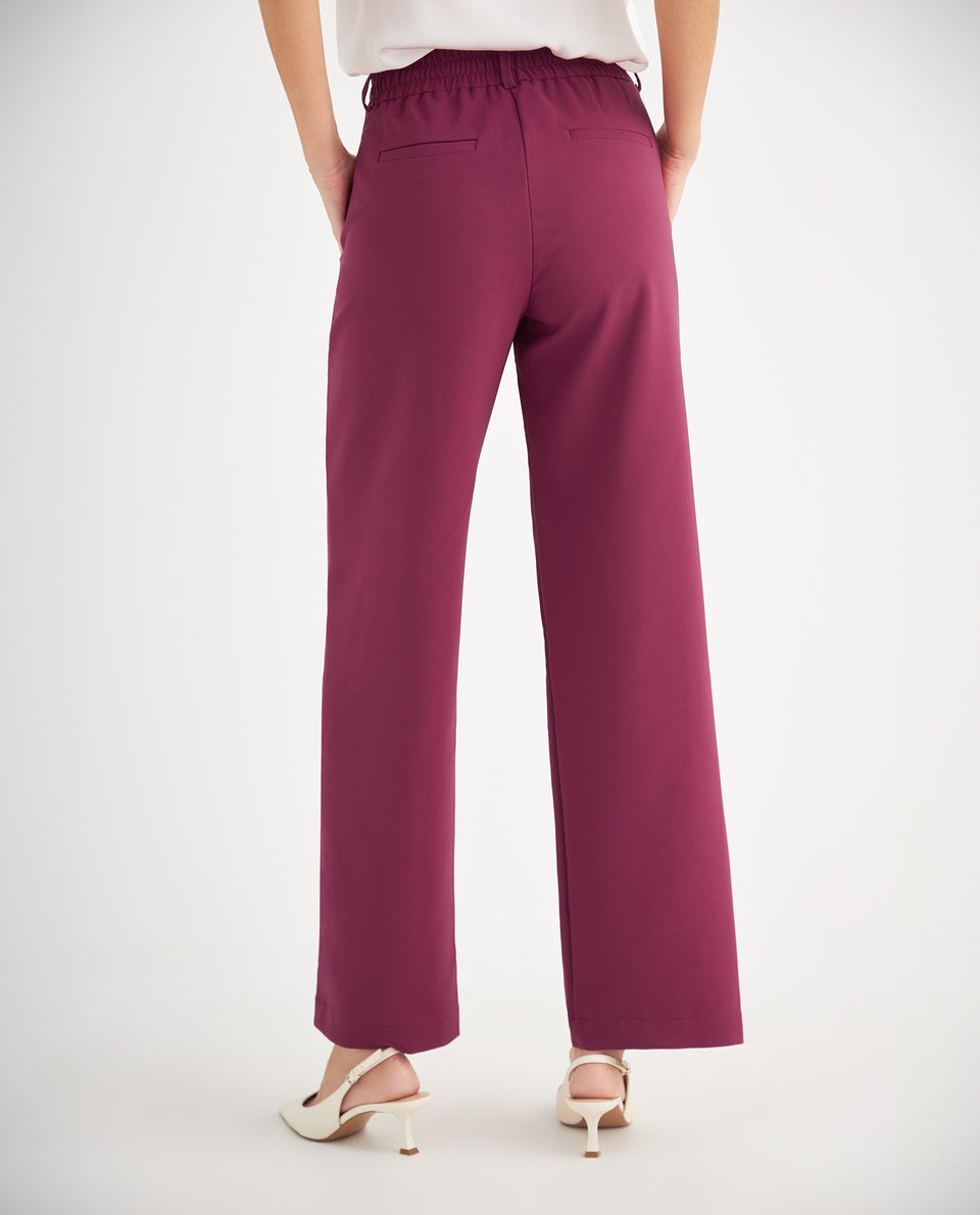 Pantalón de bota recta para mujer - Morado 34_439F010_MOR192033_4