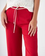Pantalón elegante para mujer - Rojo