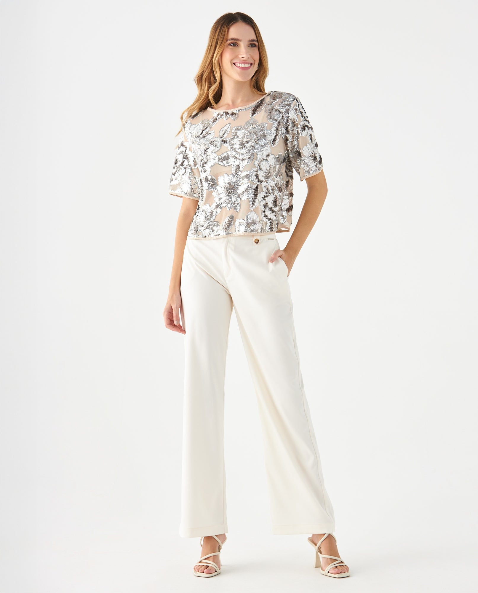 Pantalón bota recta para mujer - Crudo 34_439F019_CRU110104_0