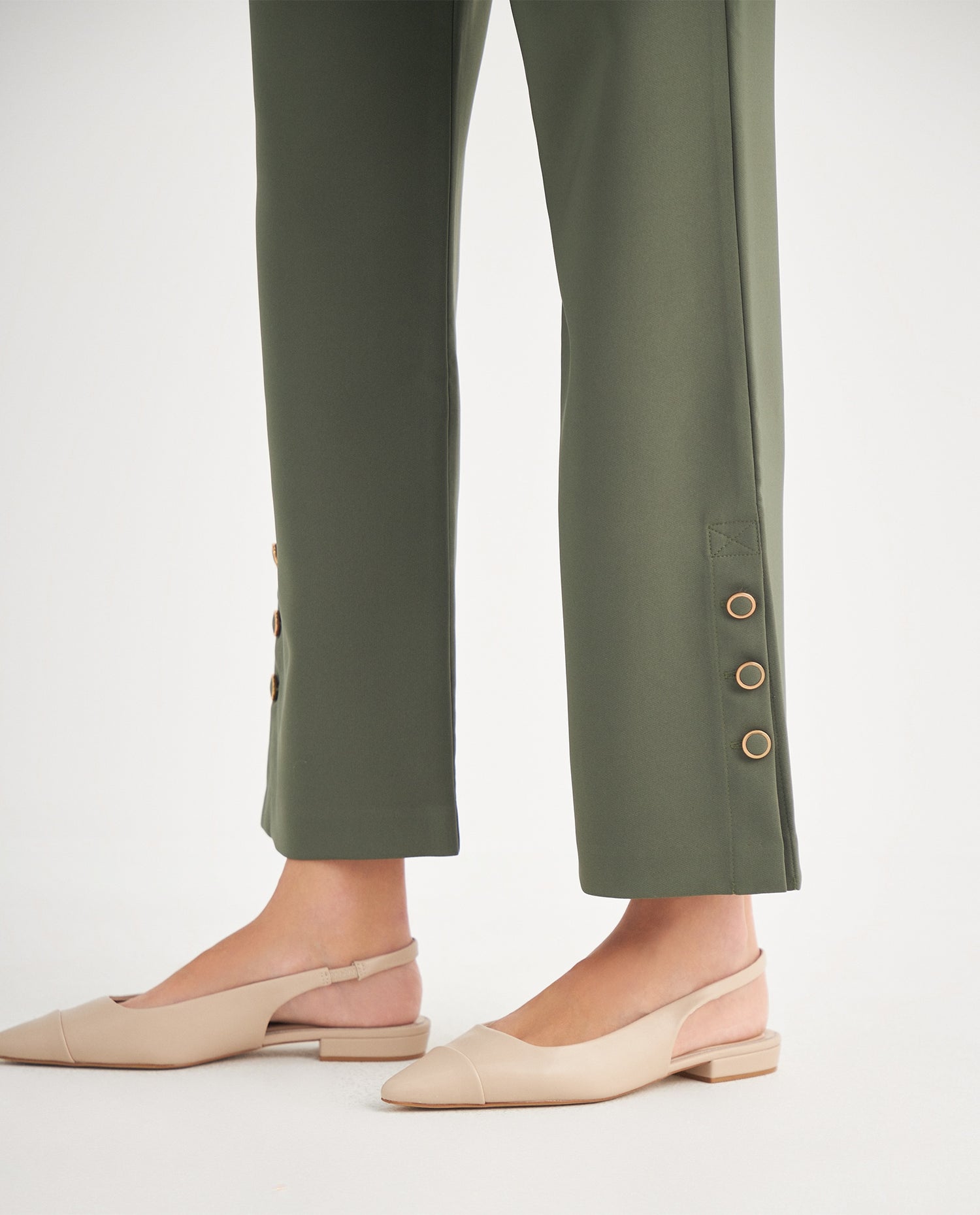 Pantalón elegante para mujer - Verde