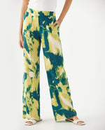 Pantalón con estampado overdye para mujer - Verde