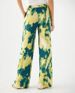 Pantalón con estampado overdye para mujer - Verde