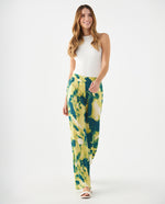Pantalón con estampado overdye para mujer - Verde