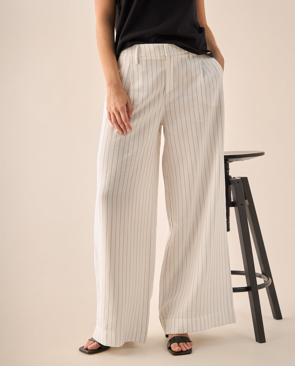 Pantalón Wide Leg con Rayas Verticales - Blanco 34_439G013_BLA110601_3