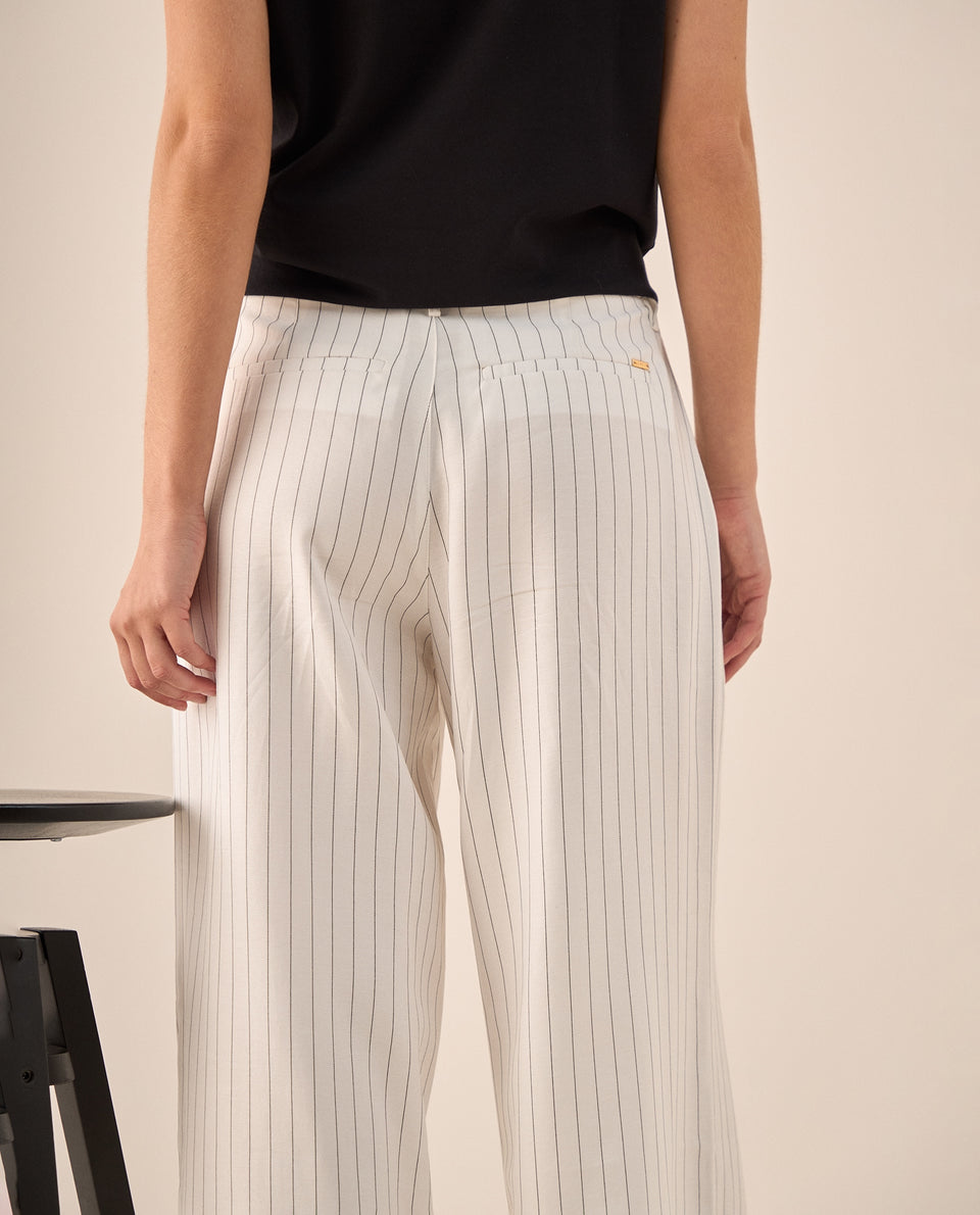 Pantalón Wide Leg con Rayas Verticales - Blanco 34_439G013_BLA110601_6