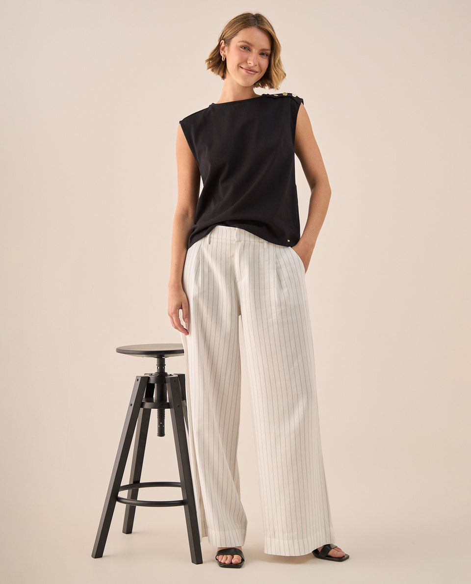 Pantalón Wide Leg con Rayas Verticales - Blanco 34_439G013_BLA110601_7