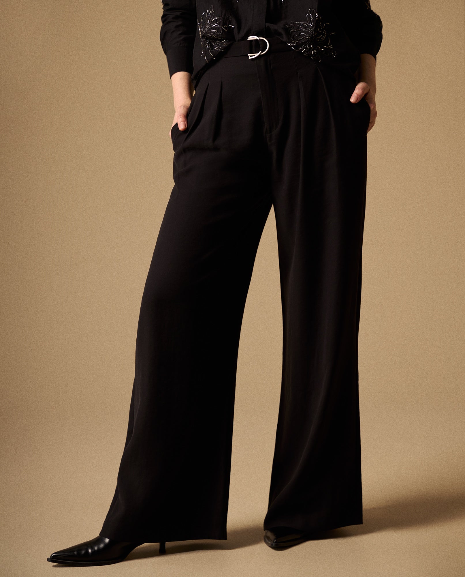 Pantalón Wide Leg con Cinturón - Negro 34_439G018_NEG190303_3