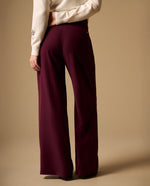 Pantalón Wide Leg con Cinturón - Rojo