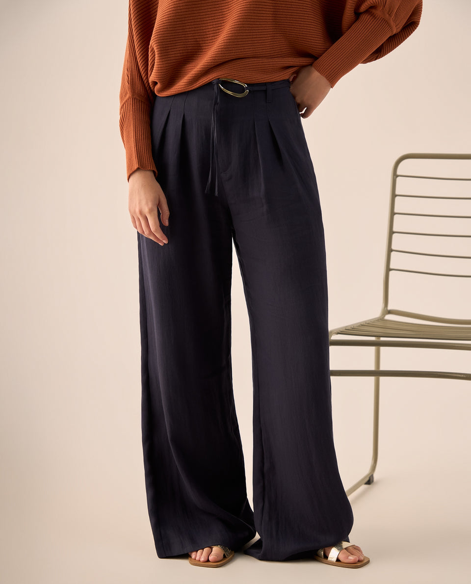 Pantalón Wide Leg Azul Marino Fluido - Azul 34_439G019_AZU193924_3