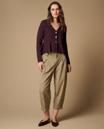 Pantalón Barrel tiro alto sólido - Verde 34_439H001_VER180724_0