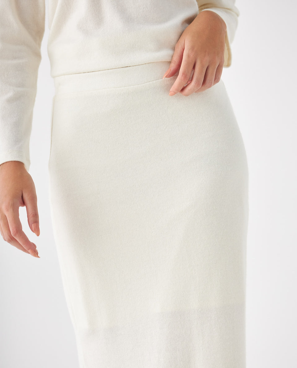 Falda de silueta ajustada para mujer - Crudo 34_449F007_CRU110602_5