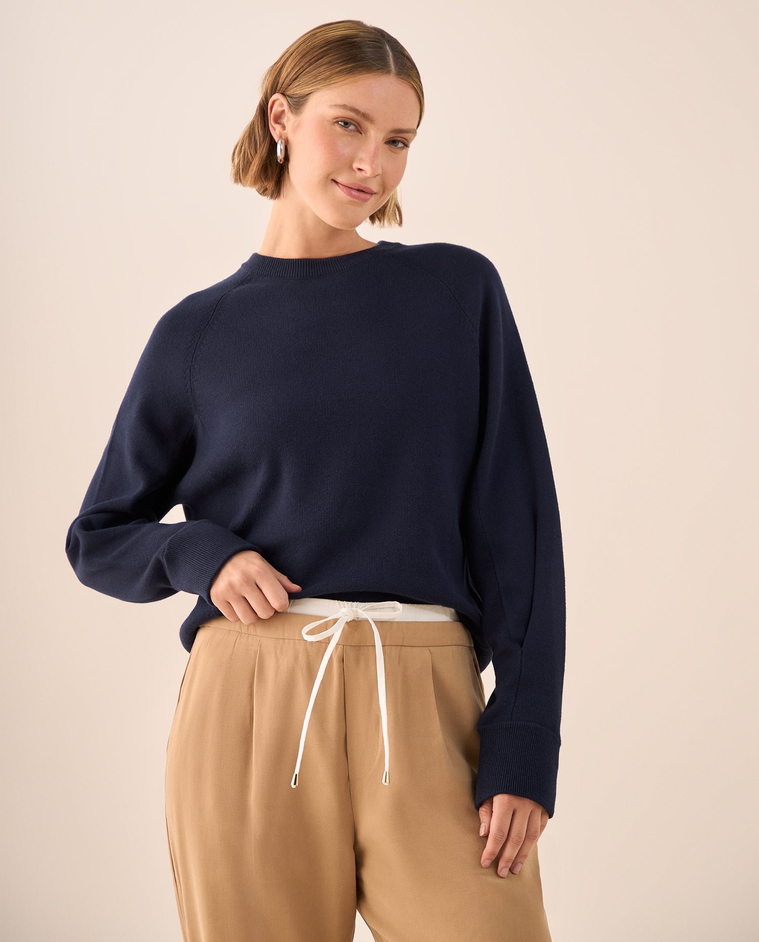Suéter Oversized Azul Marino - Azul
