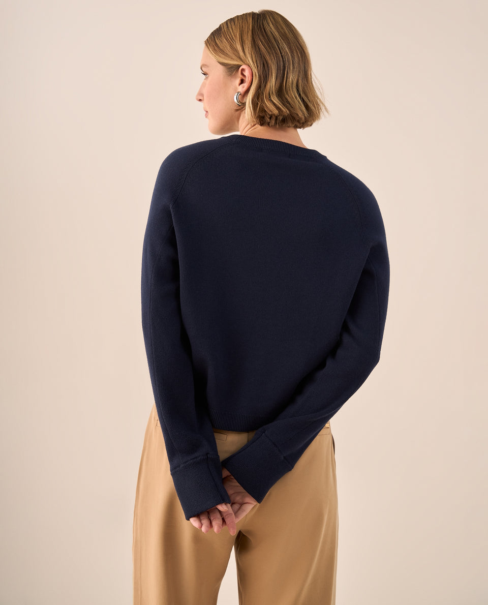 Suéter Oversized Azul Marino - Azul 34_469G204_AZU193924_4