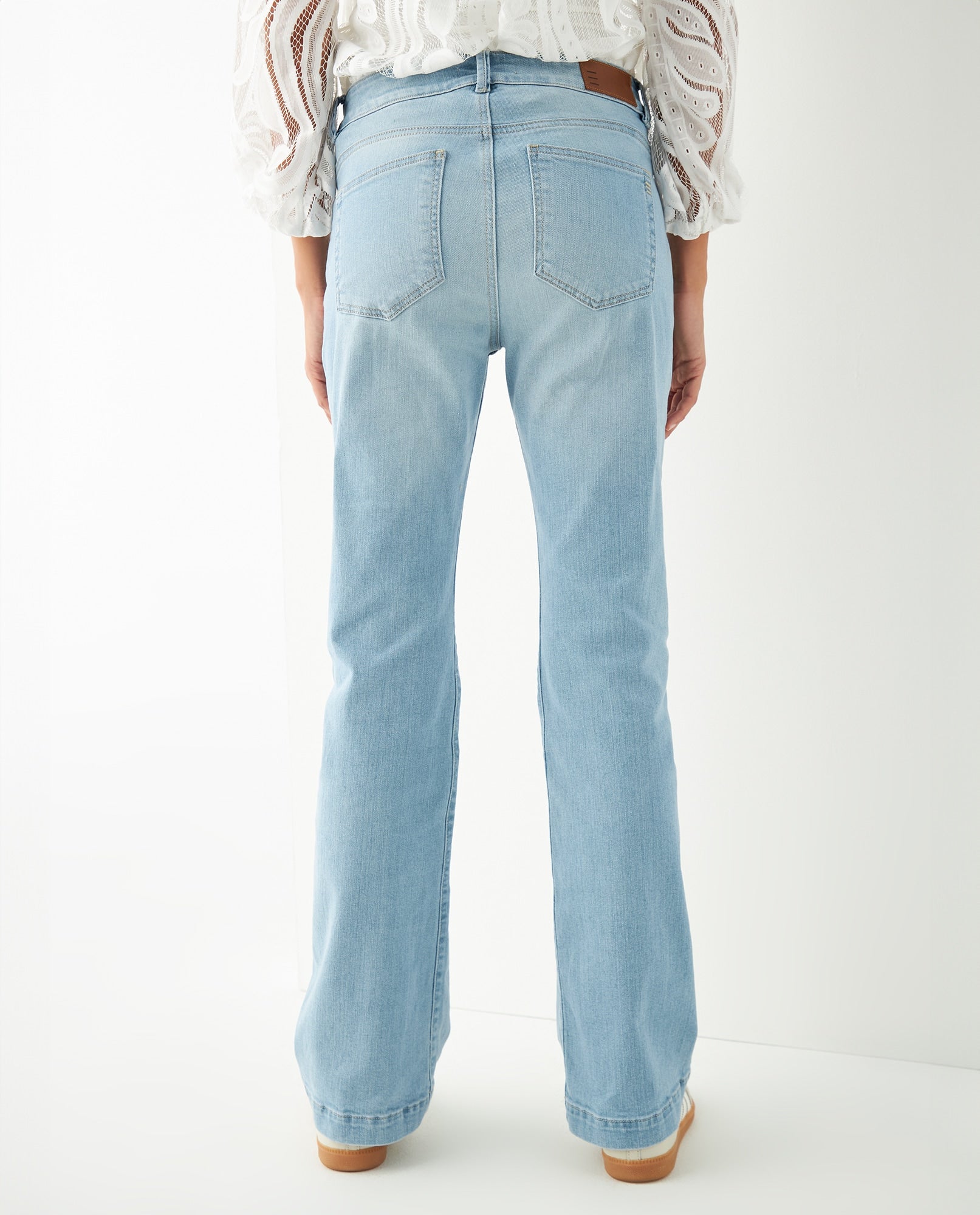 Jean Flare cinco bolsillos para mujer - Azul 34_471F004_AZU114604_5