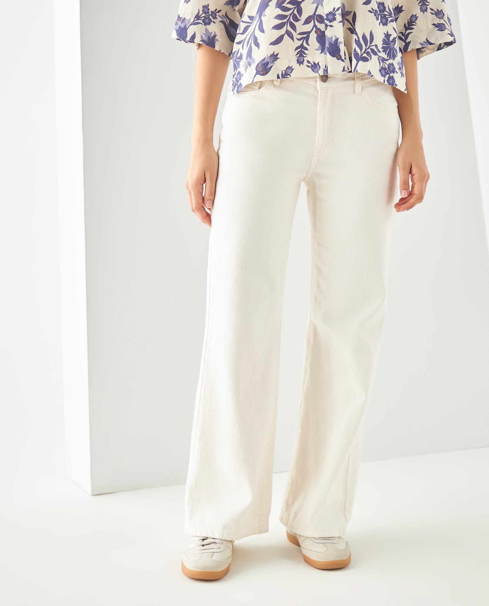 Jean Wide Leg tono claro para mujer - Amarillo 34_471F010_AMA110809_3