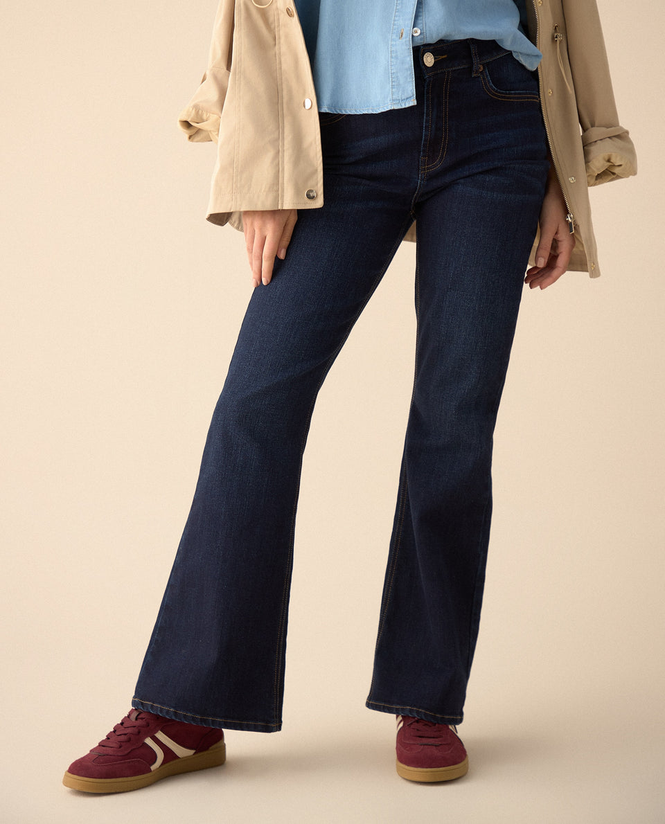 Jean Flare en black denim para mujer - Azul 34_471G000_AZU193933_3
