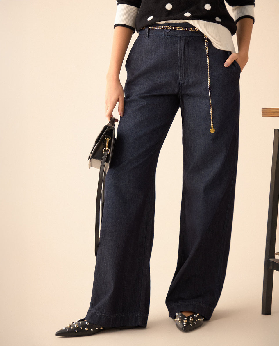Jean Straight tono medio para mujer - Azul 34_471G004_AZU193933_3