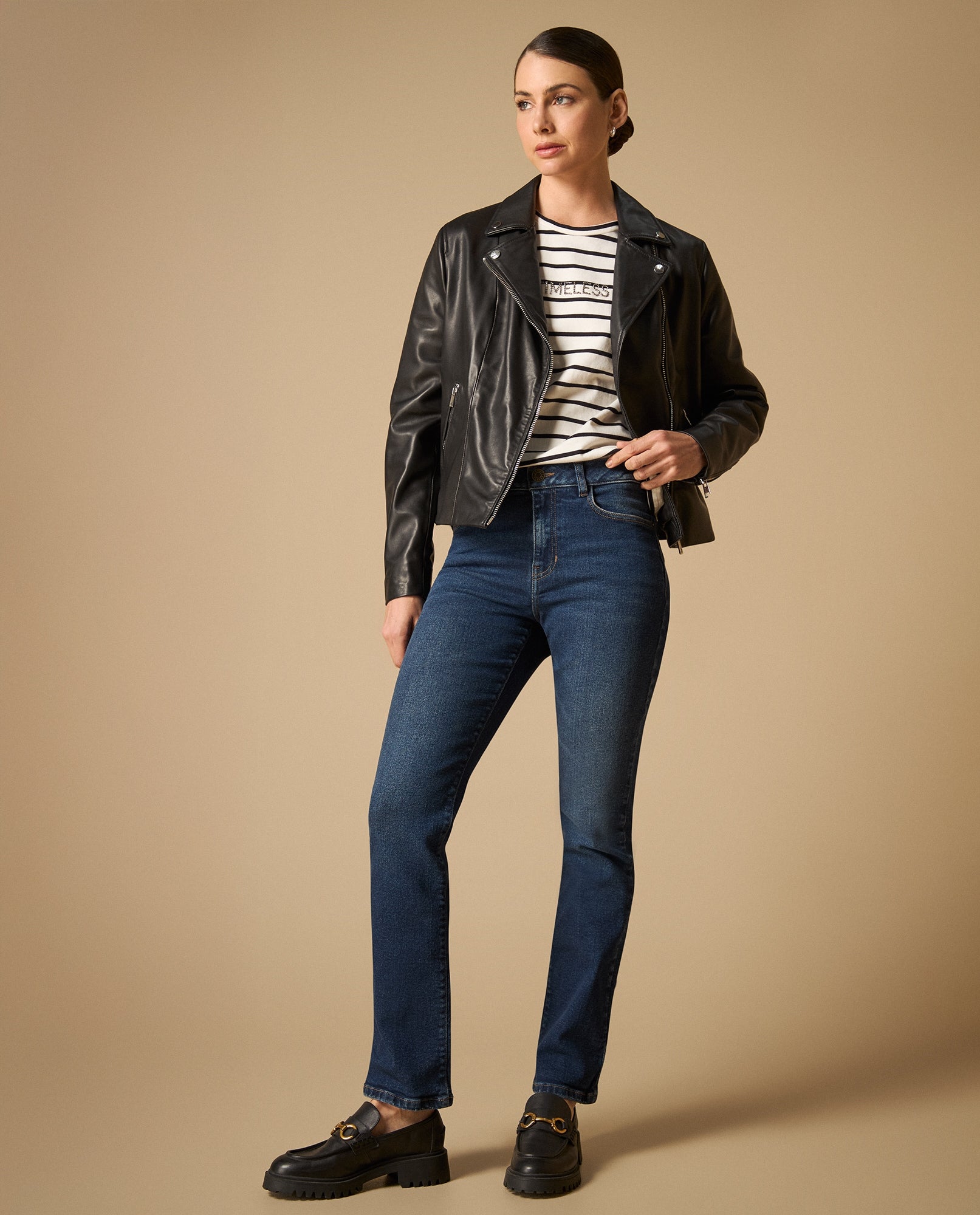 Jean straight de pierna recta tiro medio - Azul 34_471H000_AZU193933_0