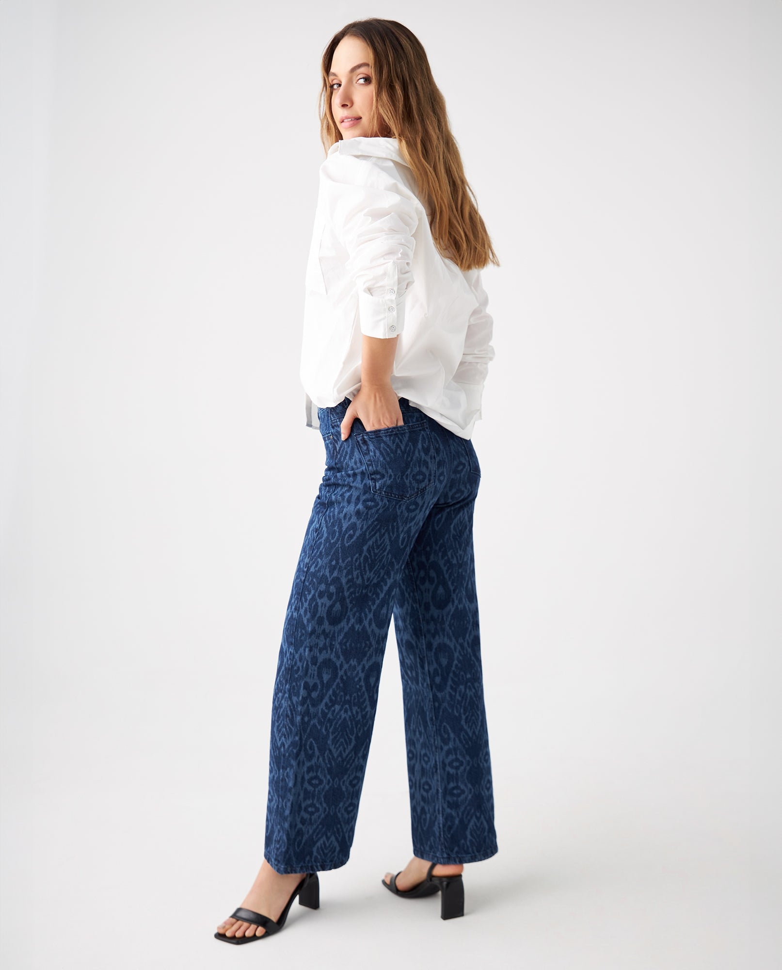 Jean Wide Leg tono oscuro para mujer - Azul 34_472F000_AZU193933_5