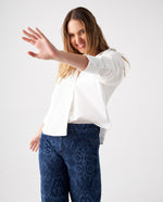 Jean Wide Leg tono oscuro para mujer - Azul
