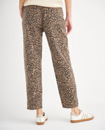 Pantalón en animal print para mujer - Café