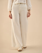 Jean Wide Leg para mujer - Crudo