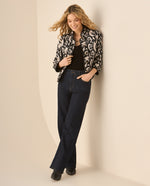 Jean Straight tono oscuro para mujer  - Azul