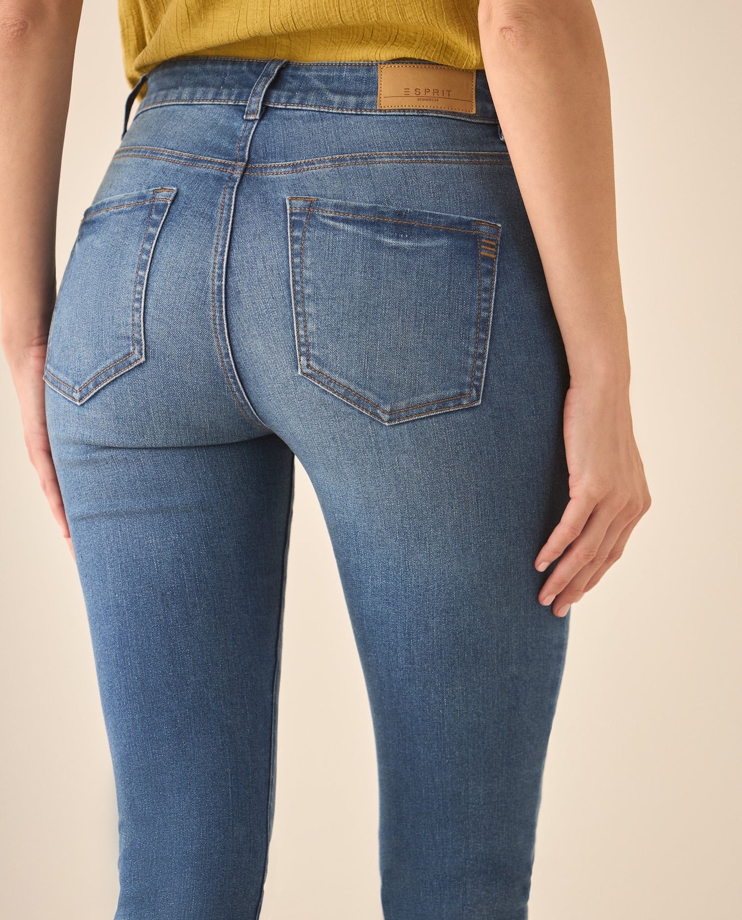 Jean Skinny cinco bolsillos para mujer  - Azul