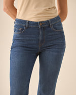 Jean Boot cut tono medio oscuro para mujer - Azul