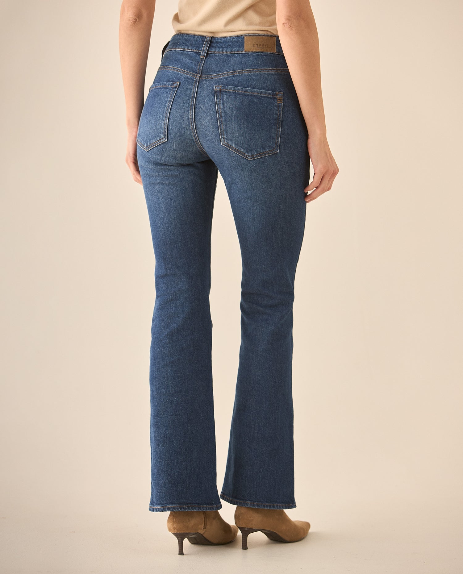 Jean Boot cut tono medio oscuro para mujer - Azul