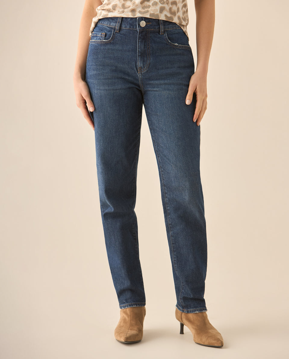 Jean tino medio cinco bolsillos para mujer - Azul 34_473G004_AZU193933_3