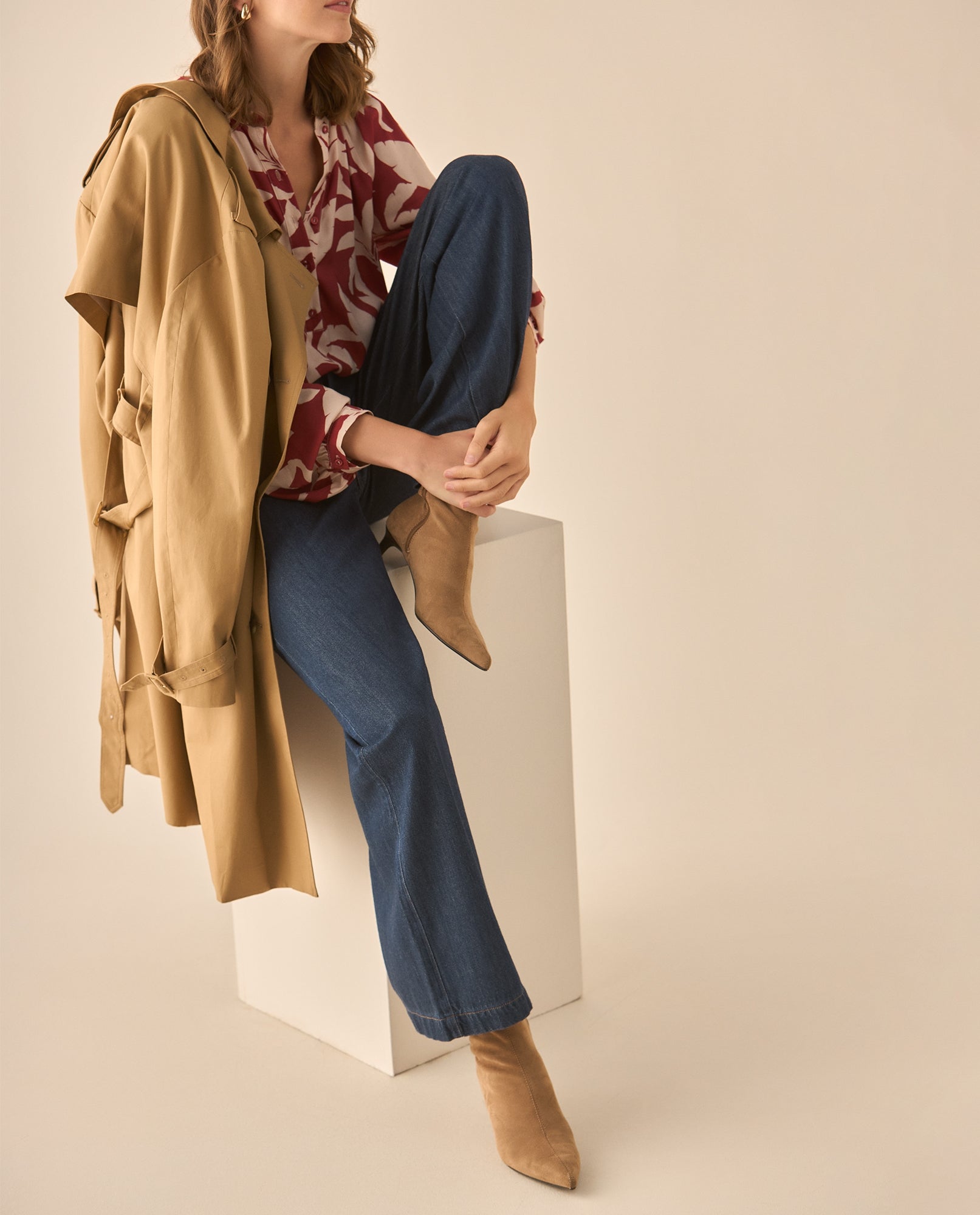 Jean Wide leg con pinzas para mujer  - Azul 34_473G006_AZU193933_0