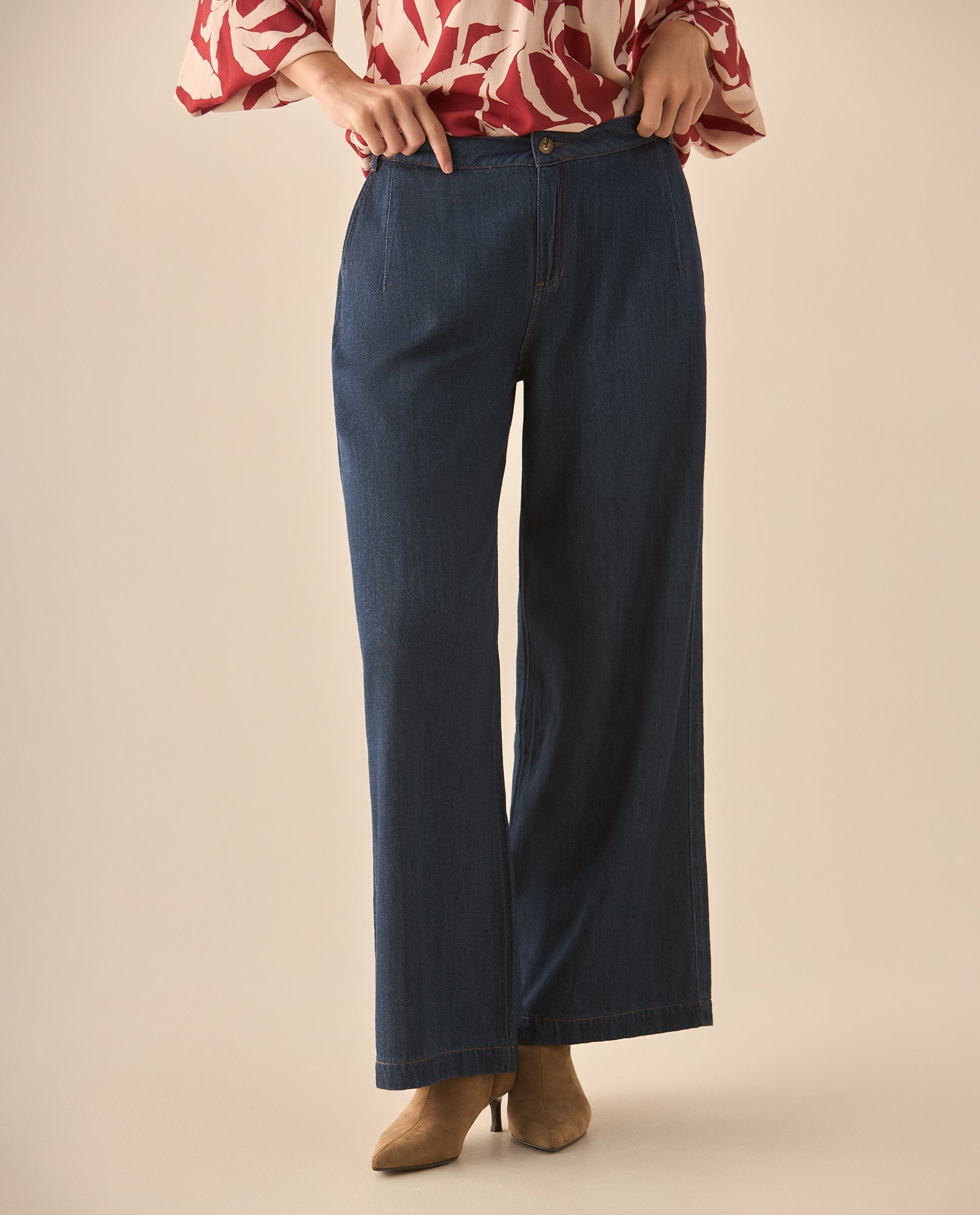 Jean Wide leg con pinzas para mujer  - Azul 34_473G006_AZU193933_3