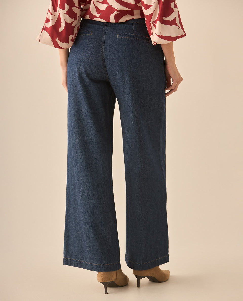 Jean Wide leg con pinzas para mujer  - Azul 34_473G006_AZU193933_5