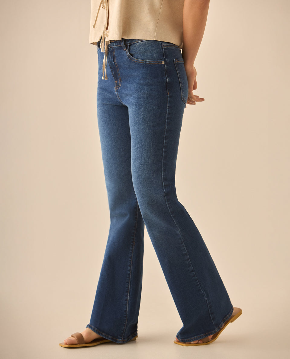 Jean Flare tono medio para mujer - Azul 34_473G007_AZU193933_3