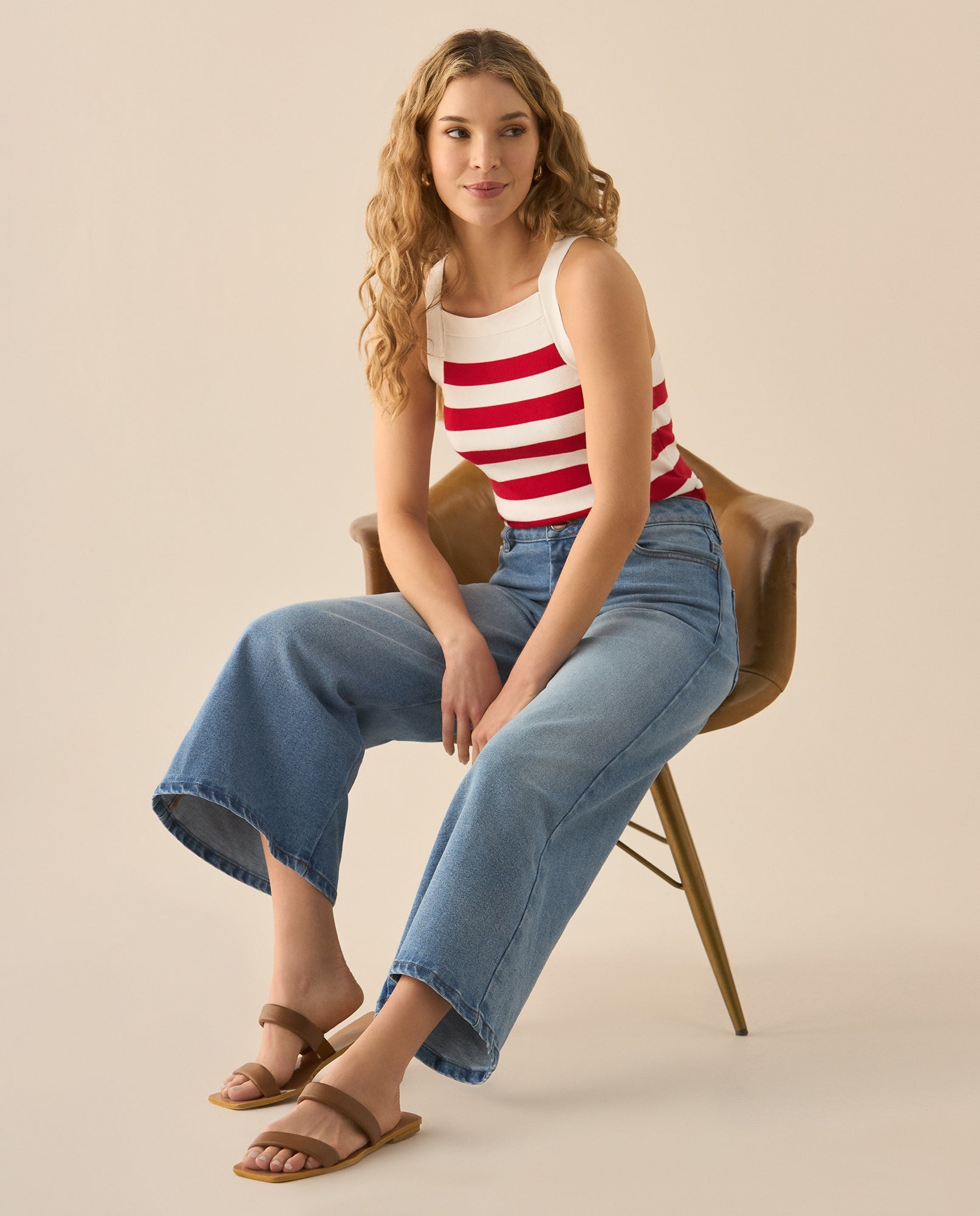 Jean Culotte fit tiro alto para mujer - Azul 34_473G008_AZU174027_0