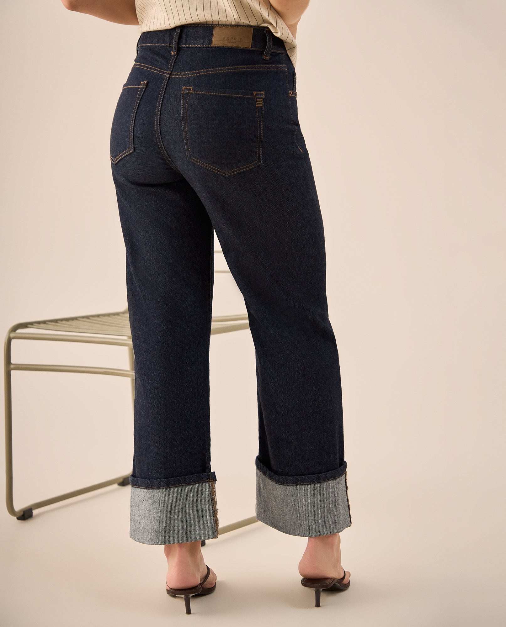 Jean Straight Azul Oscuro con Dobladillo Único - Azul 34_479G006_AZU193924_5