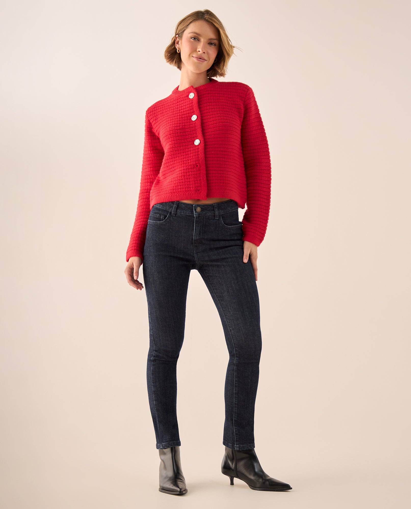 Jean Slim Azul Oscuro Tiro Alto - Azul 34_479G013_AZU193924_0