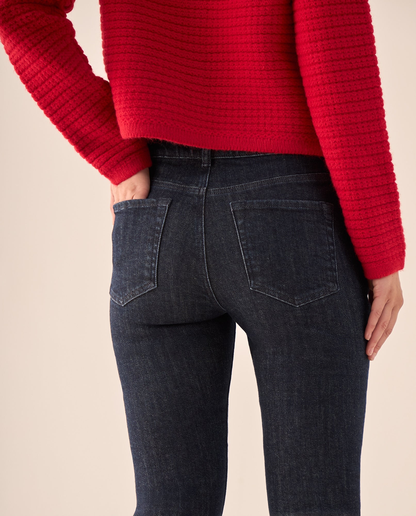 Jean Slim Azul Oscuro Tiro Alto - Azul 34_479G013_AZU193924_6