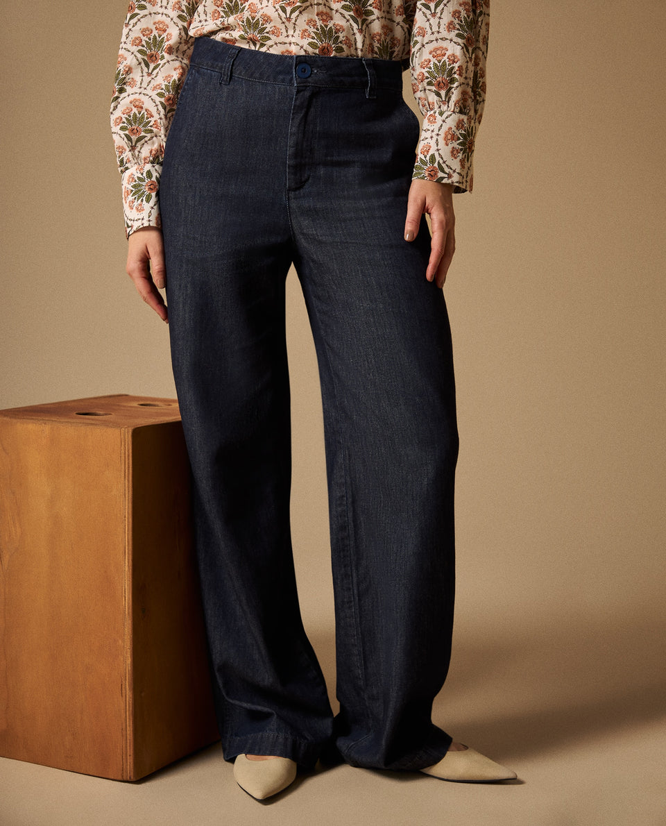 Jean Wide Leg Azul Oscuro Tiro Alto - Azul 34_479G020_AZU193933_3