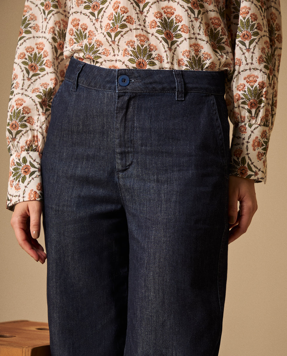 Jean Wide Leg Azul Oscuro Tiro Alto - Azul 34_479G020_AZU193933_4