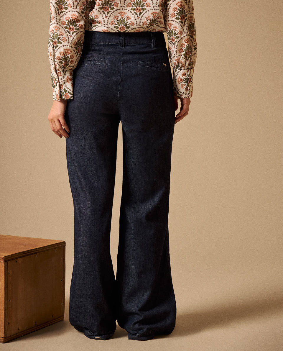 Jean Wide Leg Azul Oscuro Tiro Alto - Azul 34_479G020_AZU193933_5