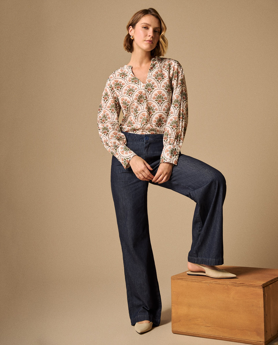 Jean Wide Leg Azul Oscuro Tiro Alto - Azul 34_479G020_AZU193933_7