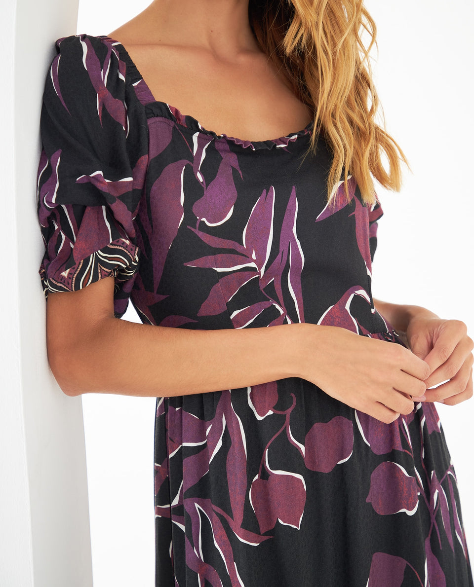 Vestido midi estampado para mujer - Morado 34_491F007_MOR192524_5