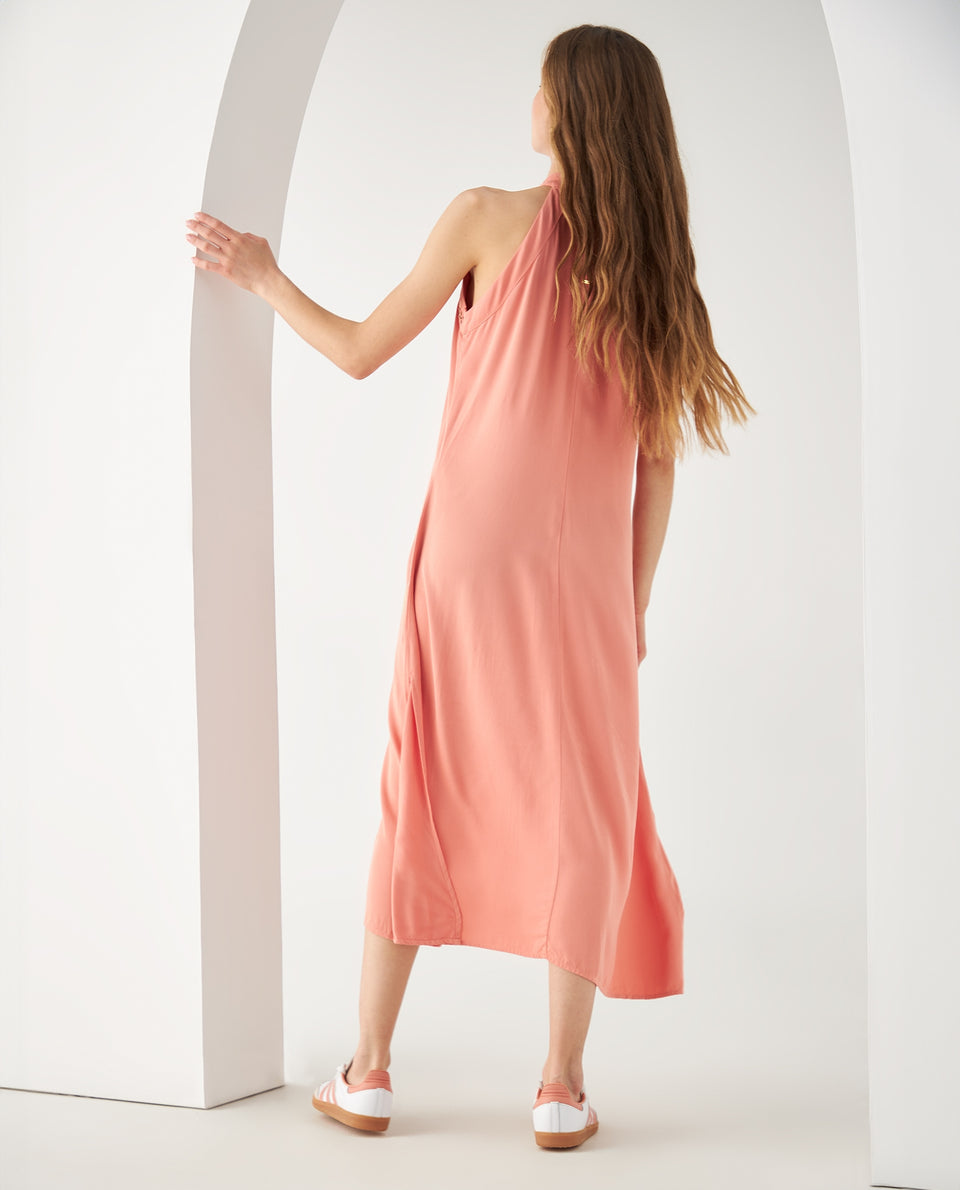 Vestido con apliques decorativos para mujer - Rosa 34_492F001_ROS161329_3